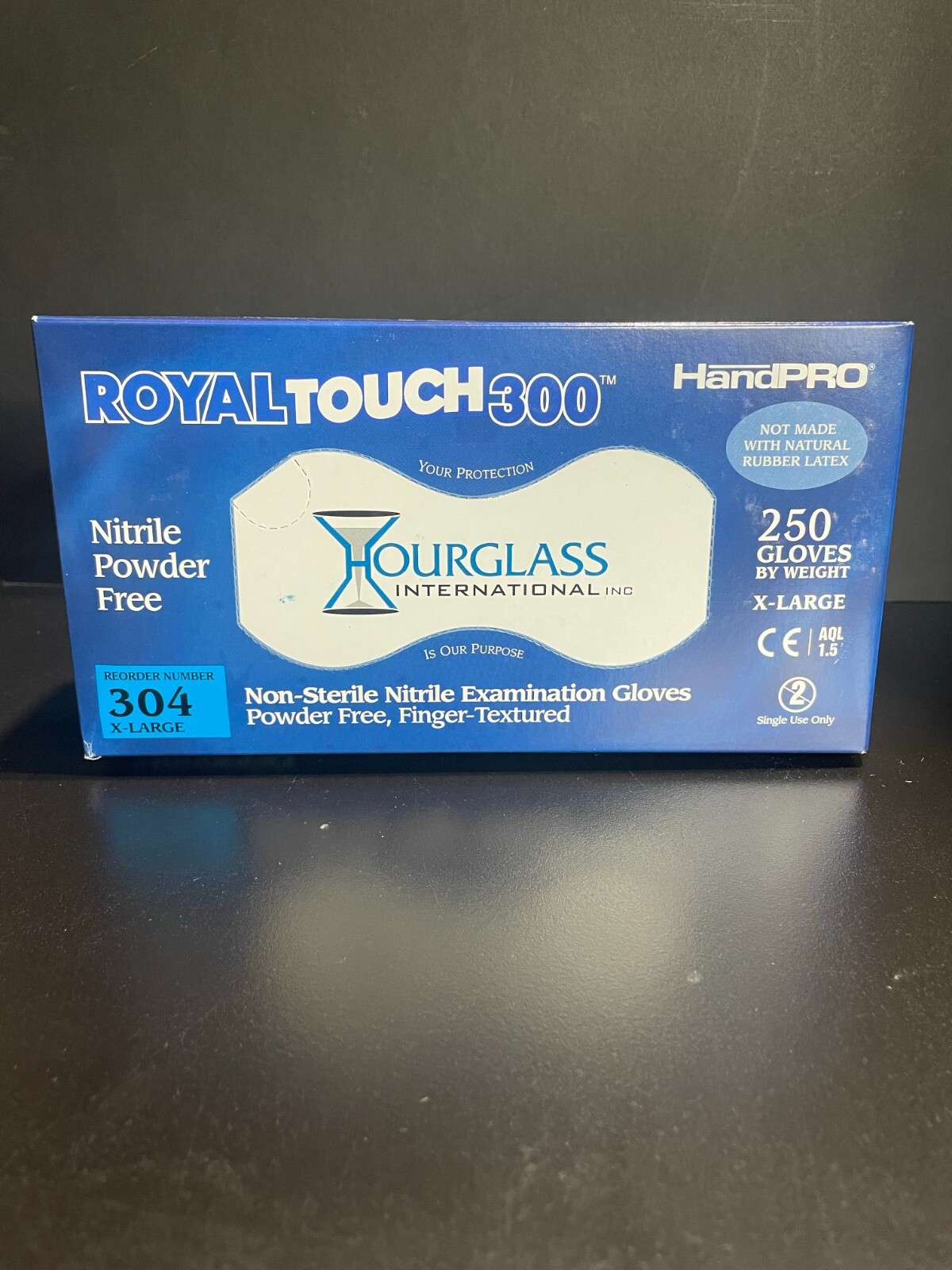 Nitrile Exam Gloves Royal Touch Extra Large 10 Boxes with 250 Gloves Each