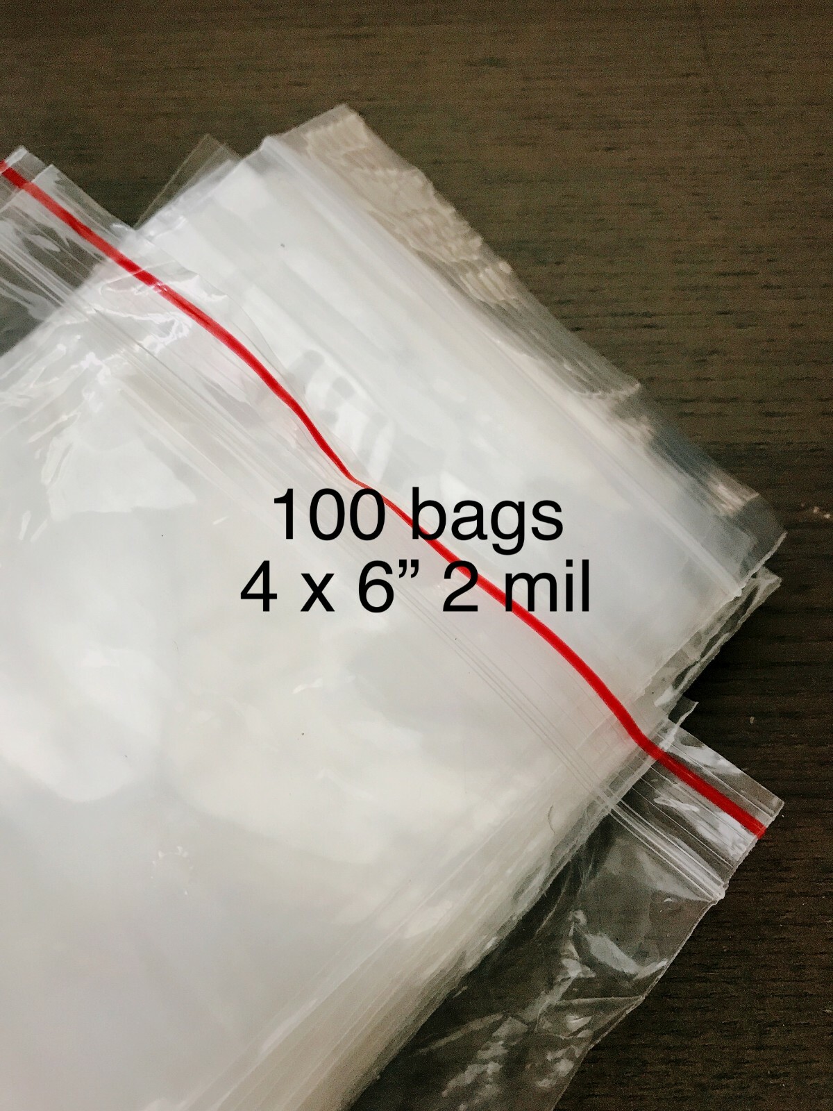 New 500 CLEAR Reclosable Zipper Bag 4” x 6” – 2 mil thick FREE US SHIPPING