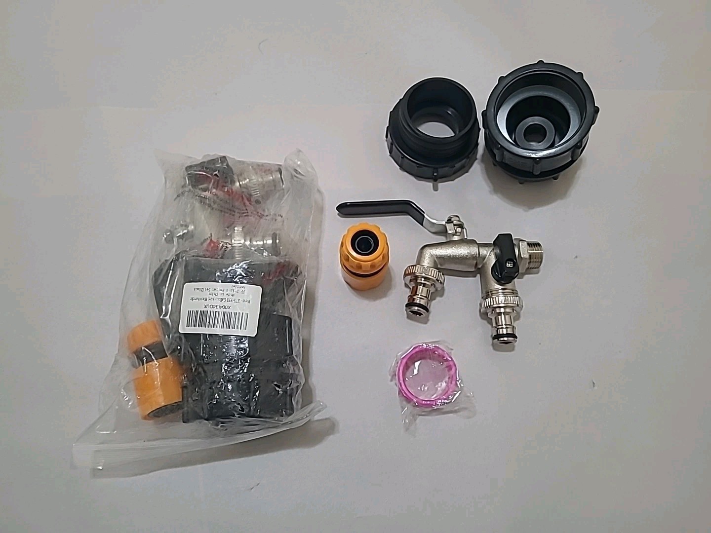 2× Gallon IBC Tote Tank Adapter,3-Size IBC Tote Hose Adapter 2″×1/2″ Faucet