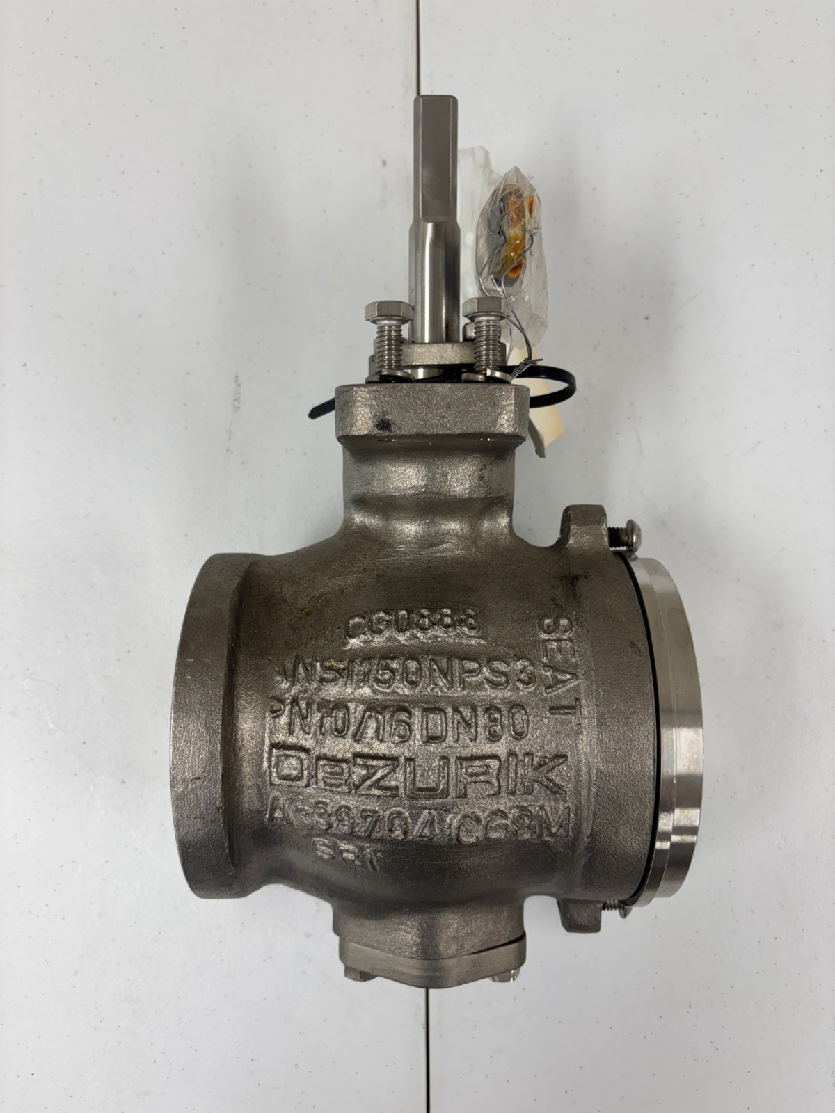 DeZURIK 3in Wafer Butterfly Valve CF8M Stainless ANSI 150 Manual NEW