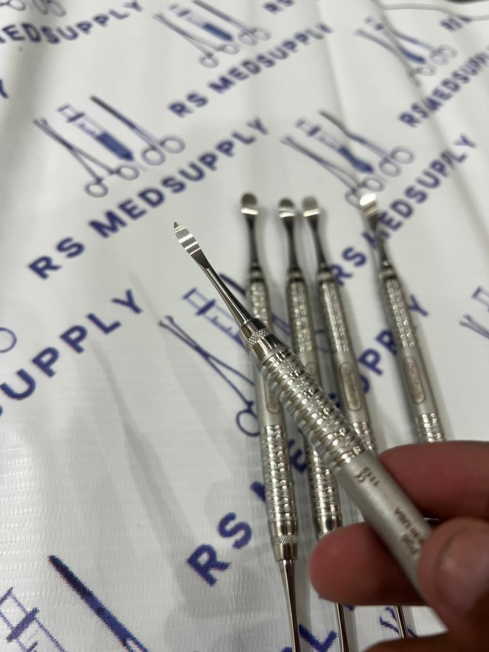 Hu-Friedy # 9 Periosteal Elevators Molt Double End Lot of 5 PCS