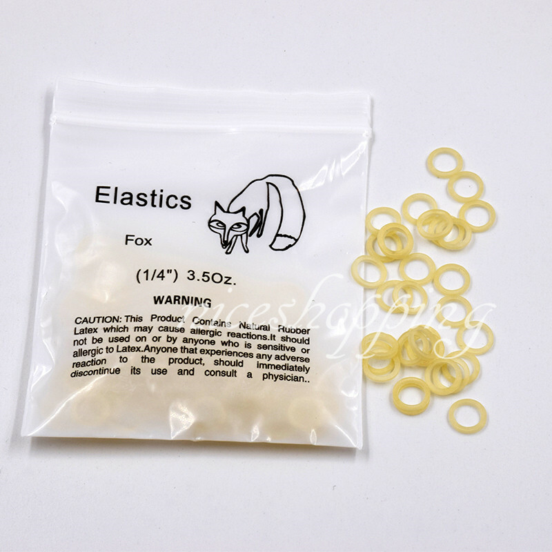 1Pack Dental 3.5 OZ Fox Orthodontic Rubber bands Elastic Band Braces 1/4″ 100Pc