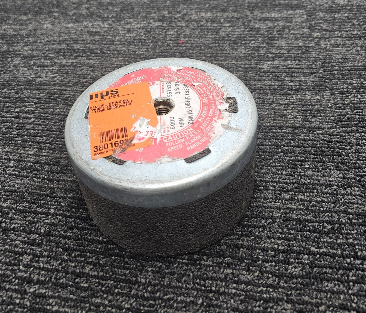 Red Hill ZNA16-0BHF.18258 Grinding Flaring Cup Wheel 6000 RPM Heavy Duty