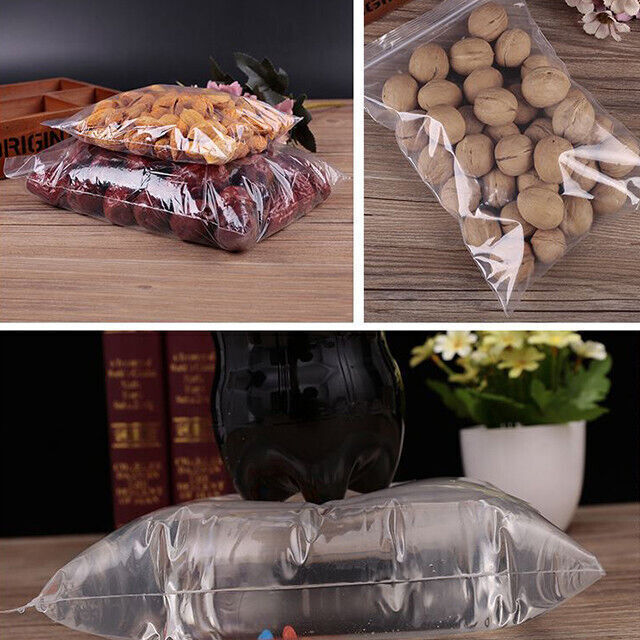 ALL SIZE Reclosable Seal Bag Plastic Poly Zip Lock Bags Jewelry Zipper Baggie 2M
