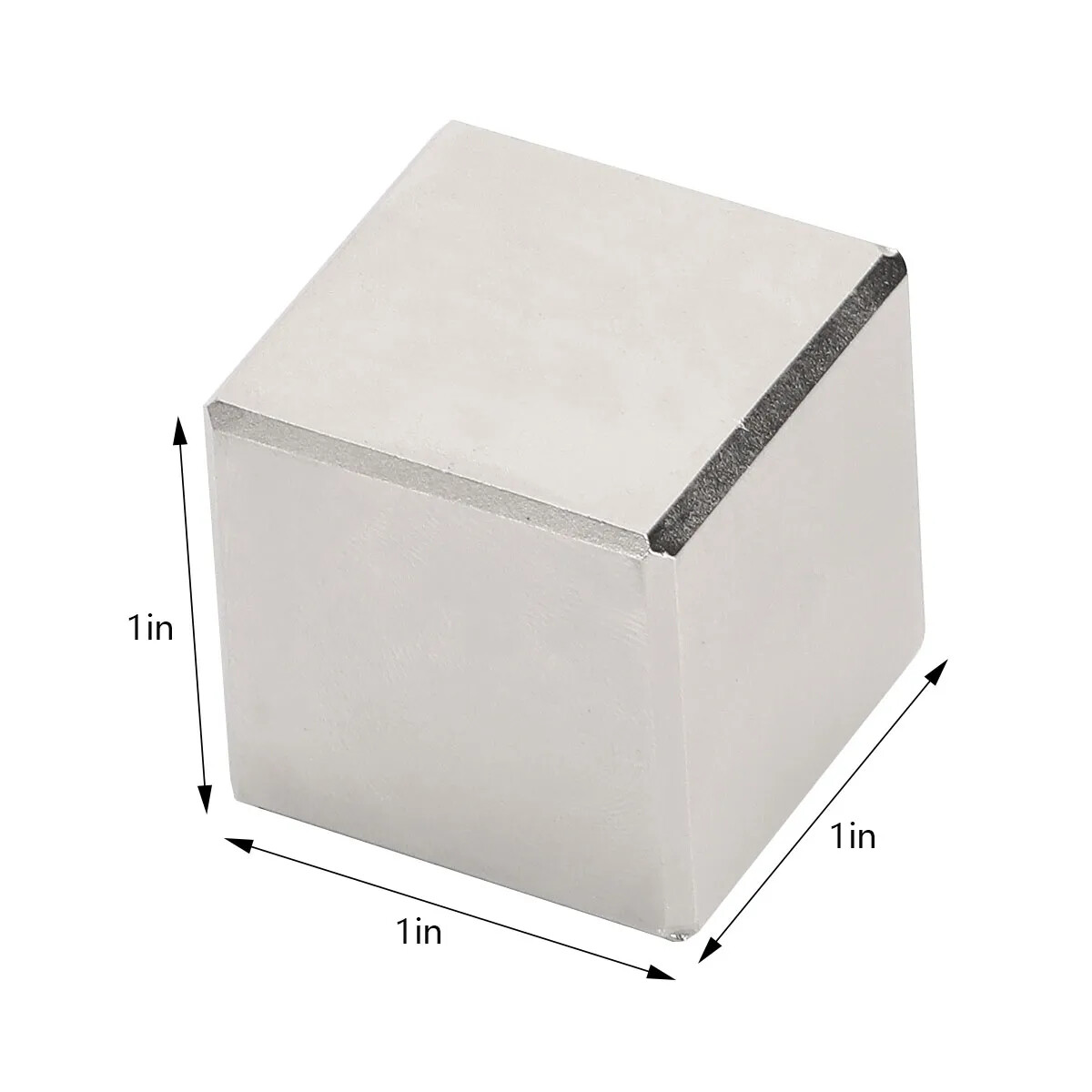 2PC 1″x1″x1″ Large Neodymium Magnets Super Strong Rare Earth Block Magnet w/ Box