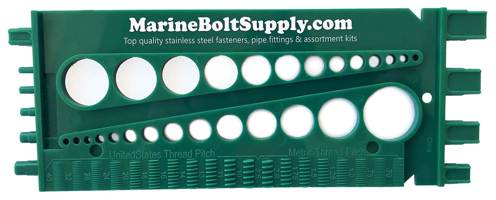 Bolt And Screw Gauge For Standard And Metric Coarse And Fine Diameters Lengths