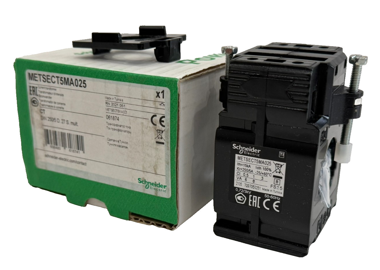 NEW SCHNEIDER ELECTRIC METSECT5MA025 CURRENT TRANSFORMER
