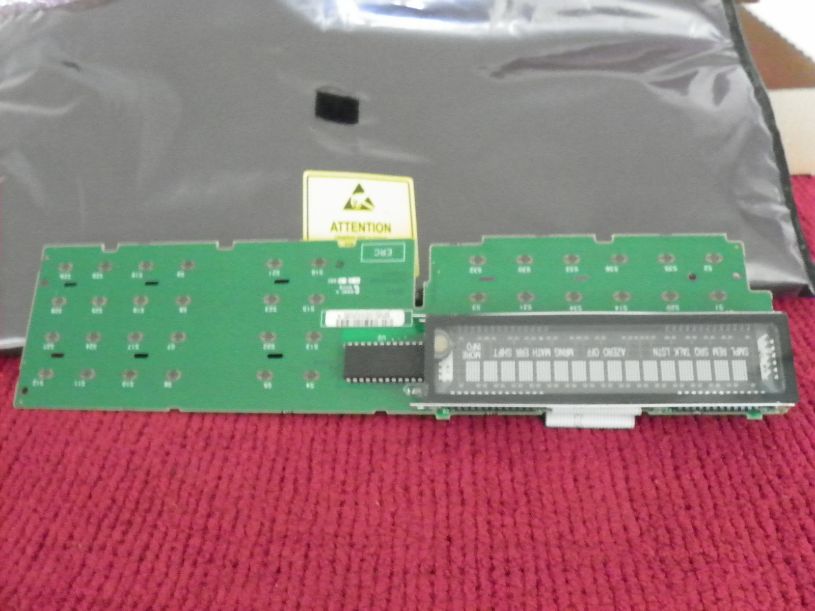 Agilent HP 3458A 8.5 digit display board – brand new display (2 in stock)