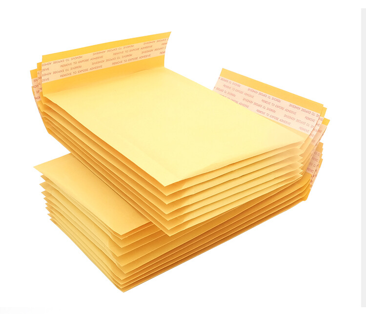 50 PCS Kraft Bubble Padded Envelopes Shipping Bags #3 8.5×14 Made in USA