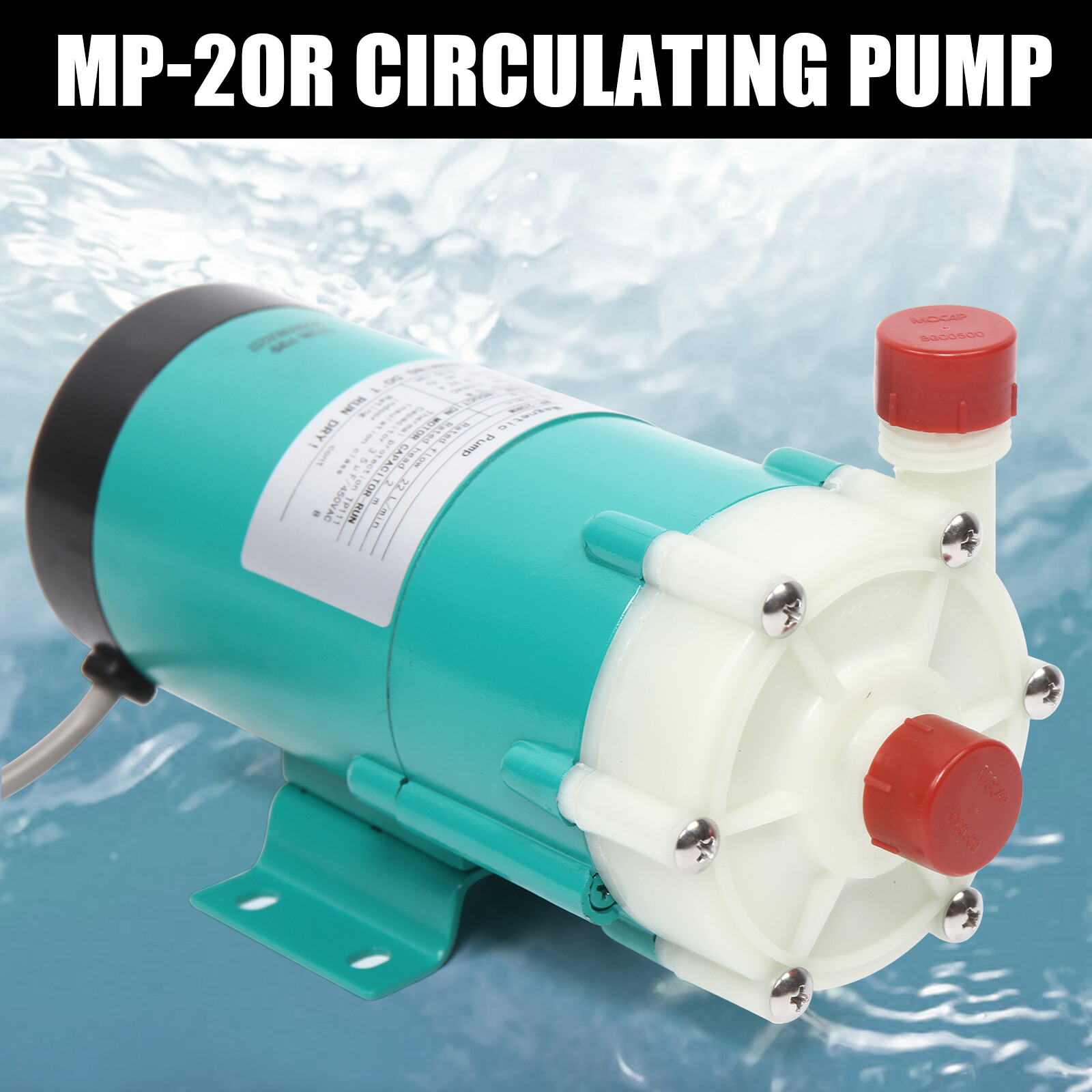 MP-20R Magnetic Drive Industrial Chemical Circulation Water Pump 110V 27L/min