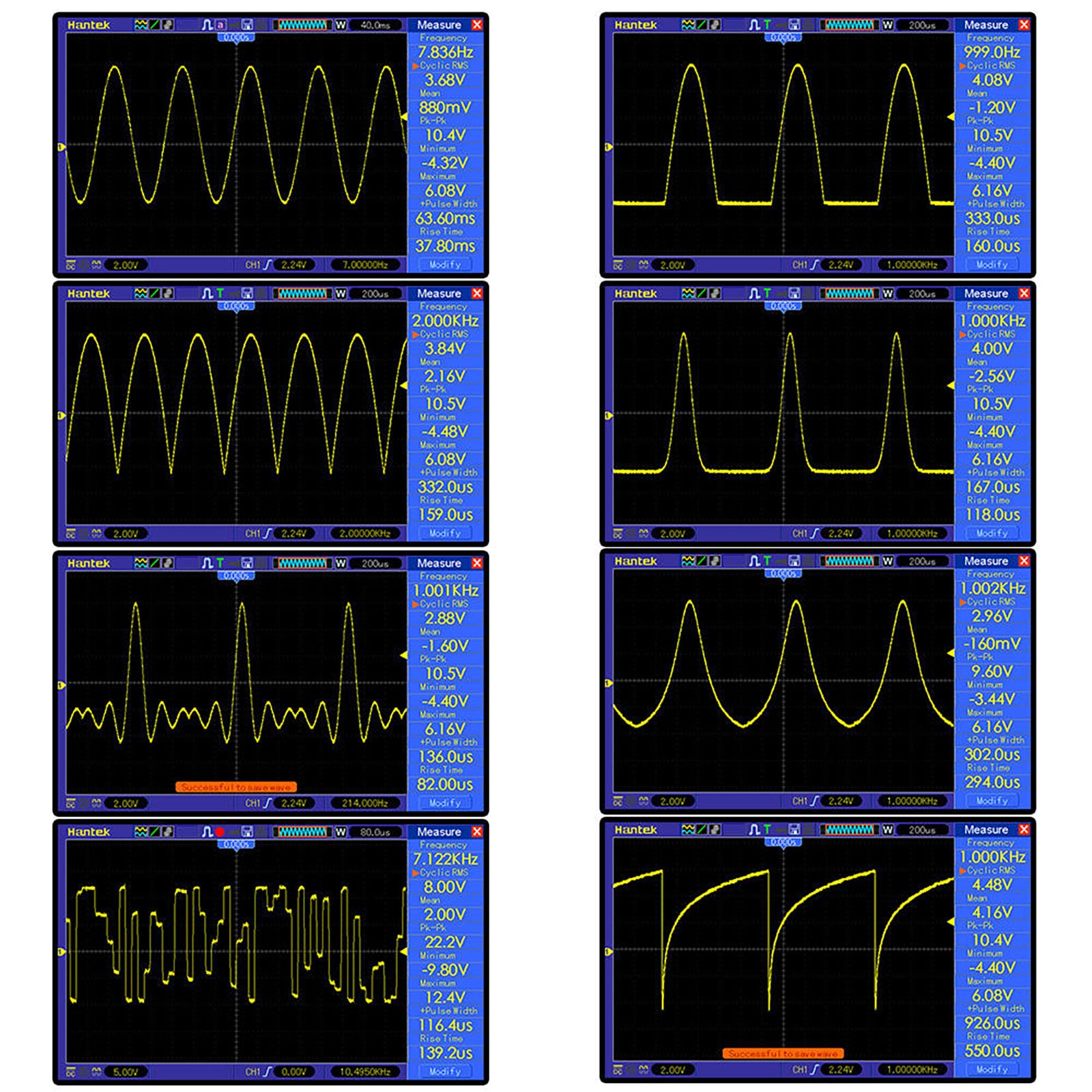 Signal Generator DDS 0.01Hz-500kHz LCD Display 15 Waveforms for Electronics Lab
