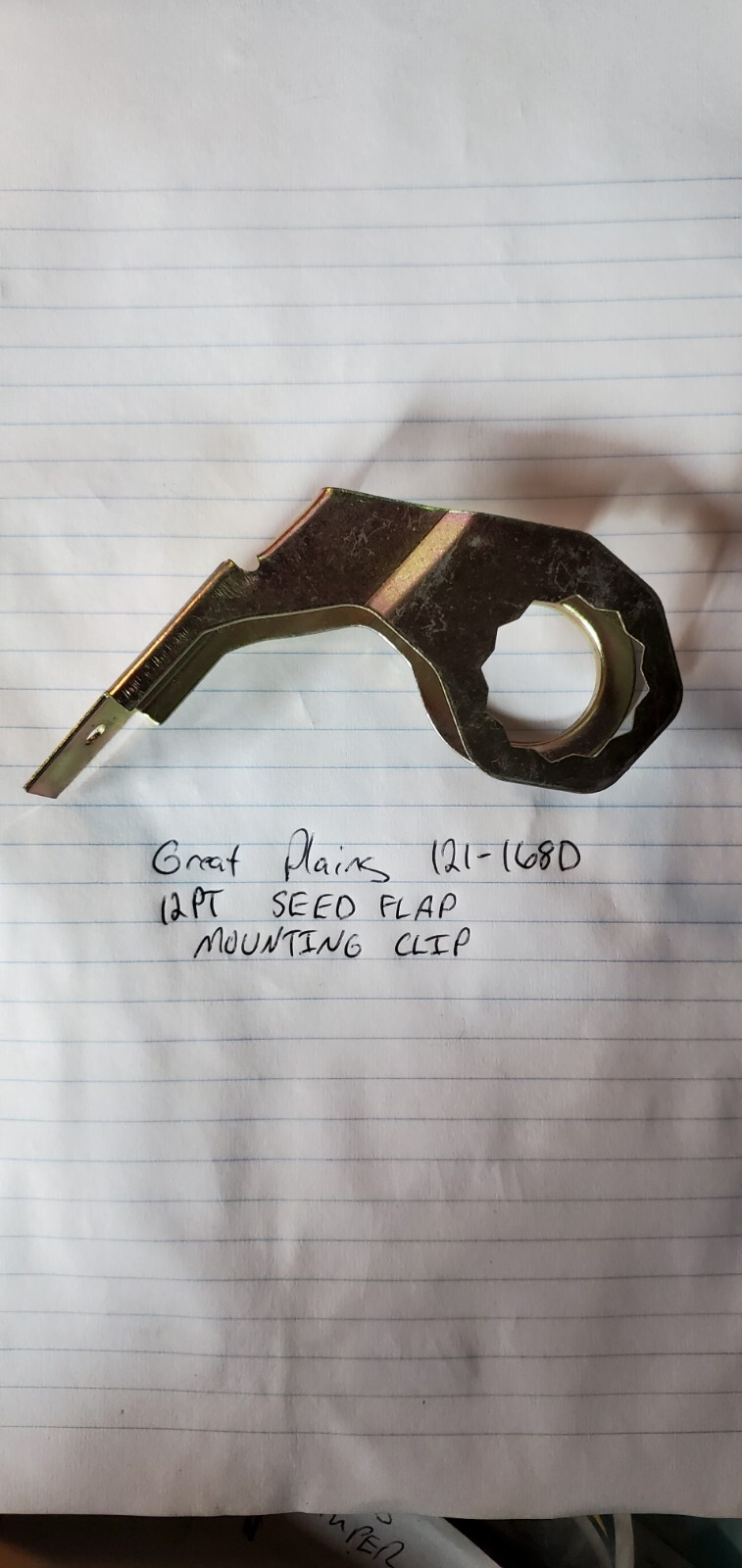 Great Plains 121-168D 12PT Seed Flap Mounting Clip