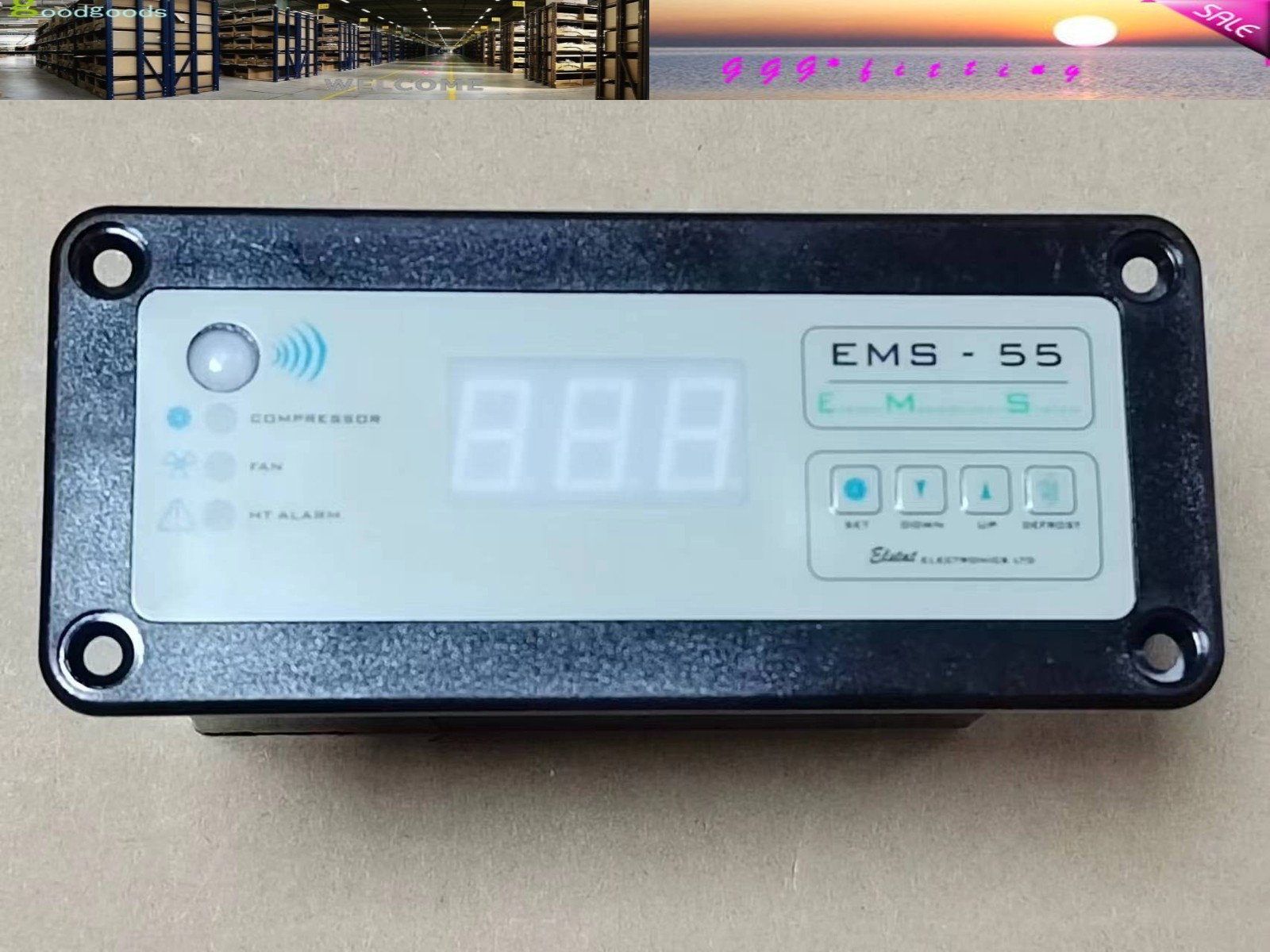 1Pcs New Temperature controller EMS-55 showcase refrigerator thermostat