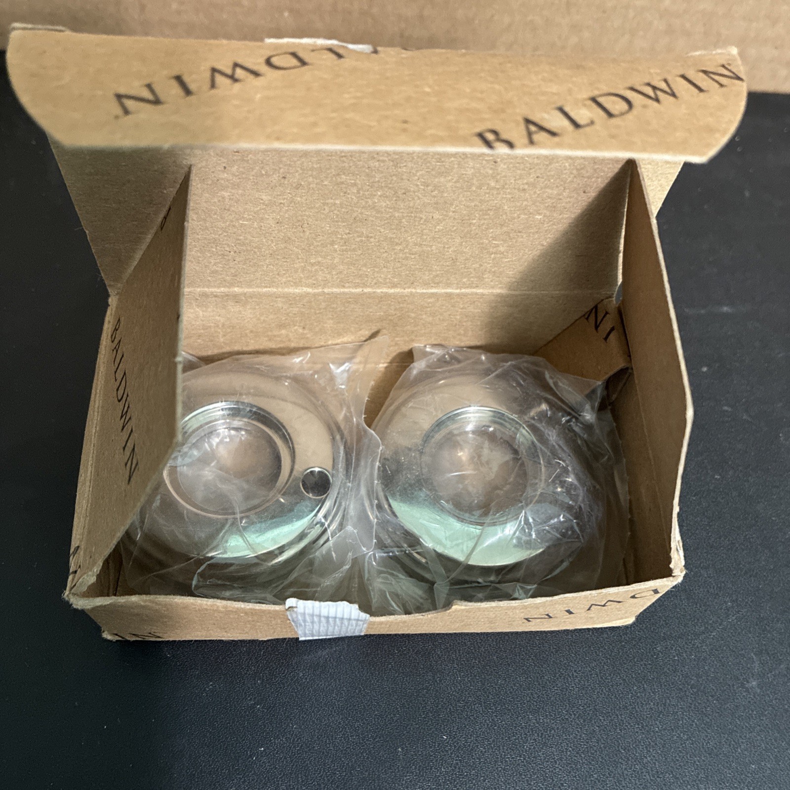 2 NEW BALDWIN 5155.055 ROSE 2” POLISHED NICKEL