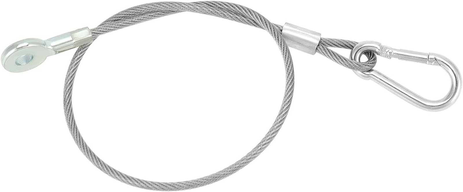 20-Pack 11.8” Stainless Stage Light Safety Cables 66lb Load for DJ Lighting