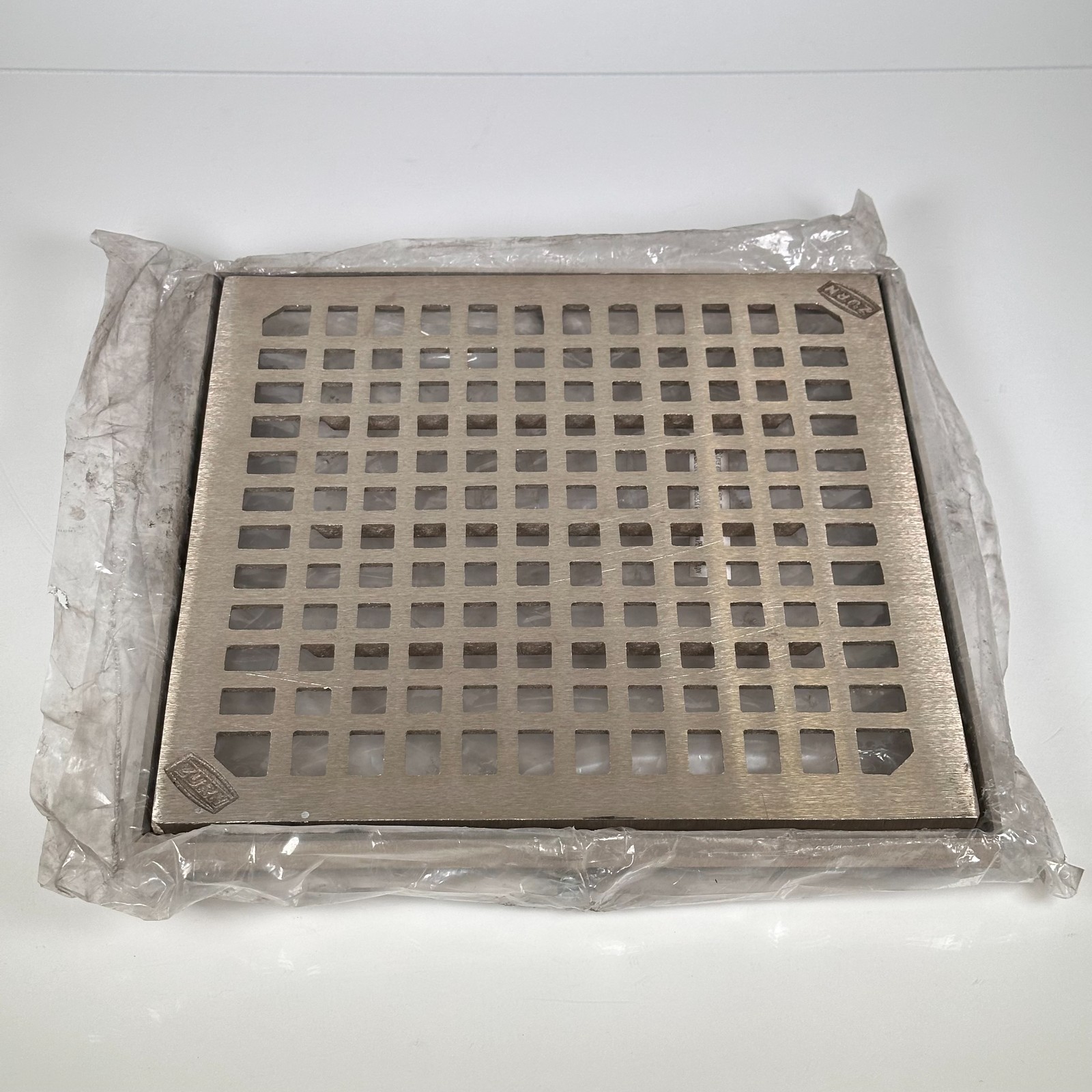 (NEW) ZURN 67107-001 12″x 12″ Full Floor Drain Grate Frame ZN1900 ZN1901 ZN1902