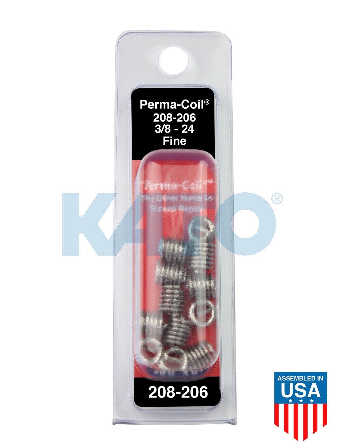 3/8-24 Thread Repair Pack Perma-Coil 208-206 (12 Insert) Helicoil 5528-6