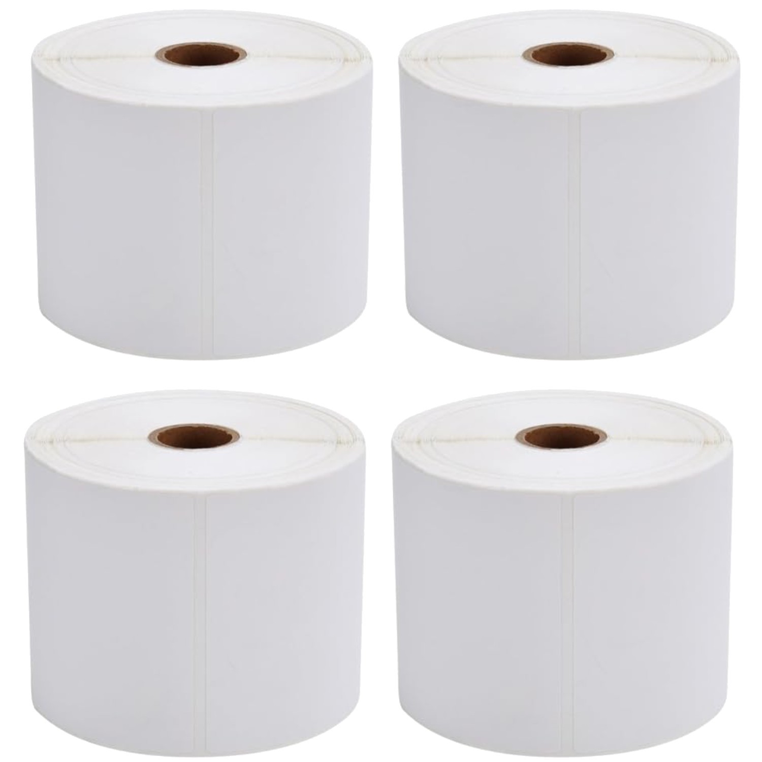 Smudge-Resistant 4×6 Thermal Labels – 4 Rolls, 1800 Count