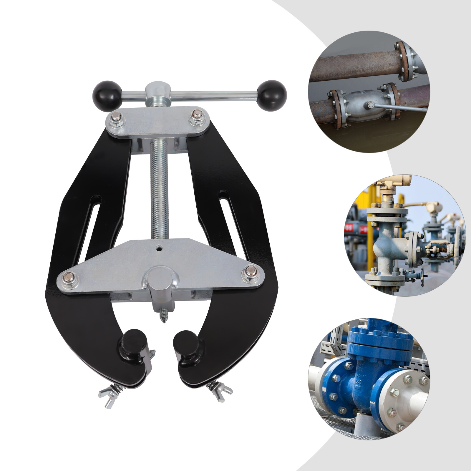 Heavy Duty Pipe Clamp Tube Alignment Clamp Tool Ultra Clamp 1.96-5.9 inches