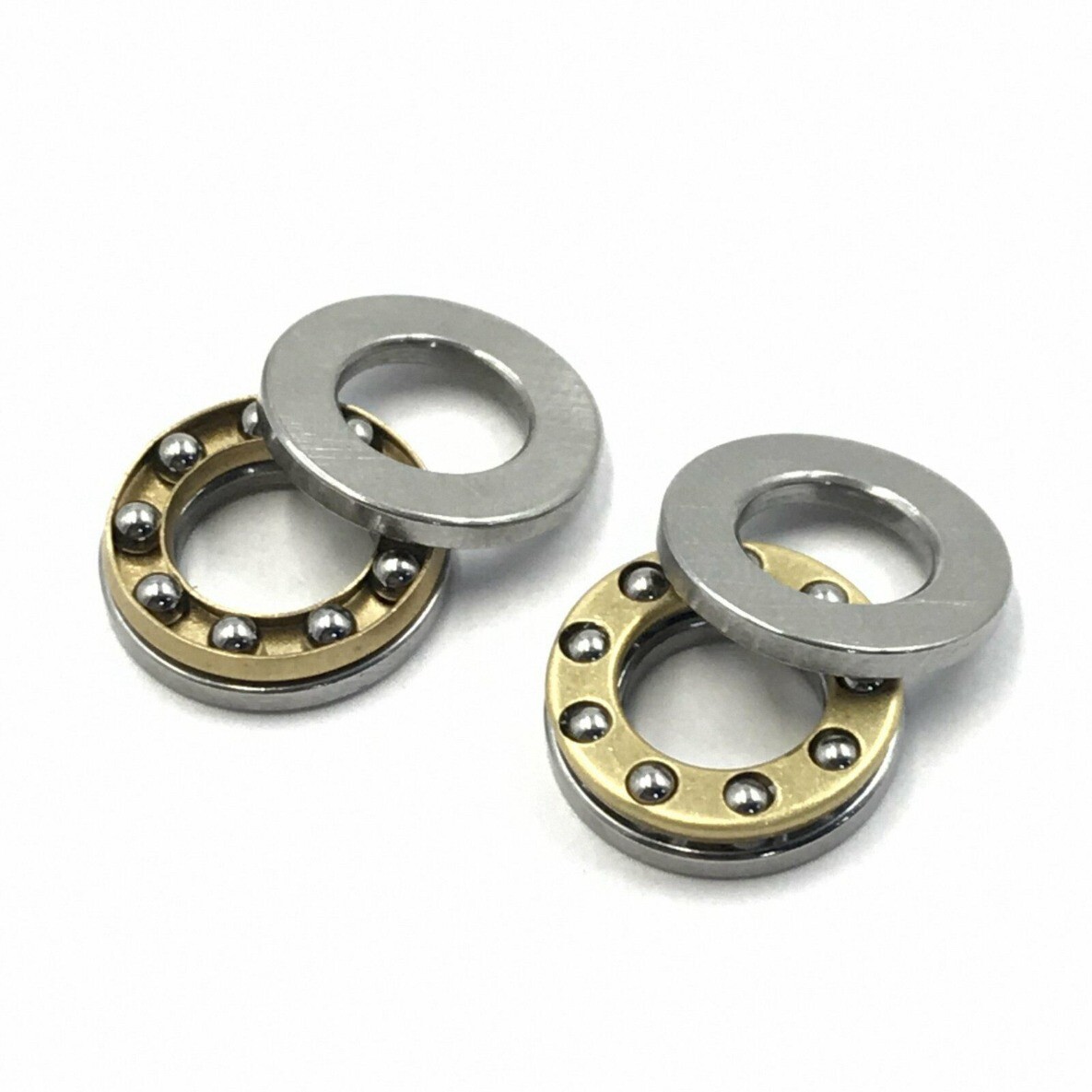 10pcs F3-7M 3mm x 7mm x 3.5mm Axial Ball Thrust Bearing