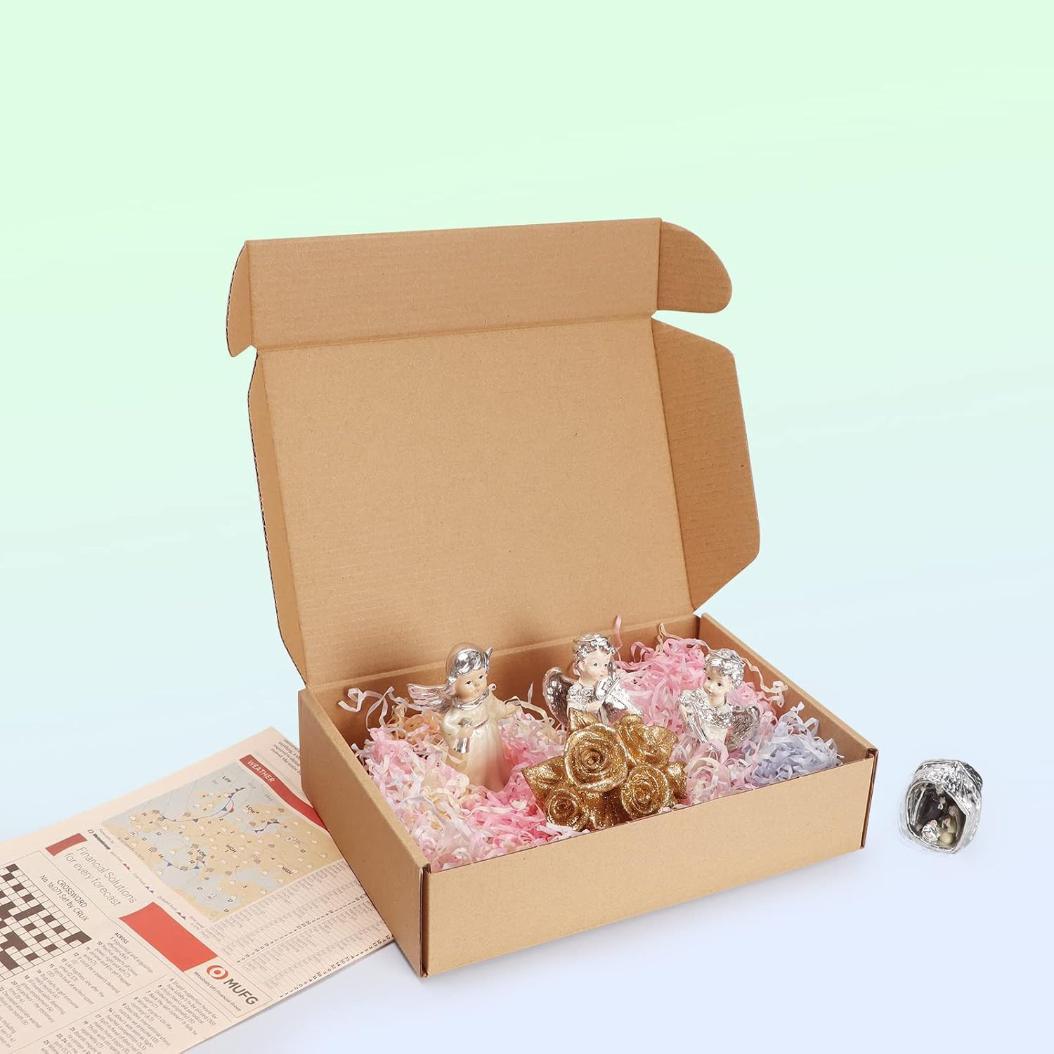 9 x 6 x 2 Inches Shipping Boxes (50 Pack) Small Corrugated Cardboard Box