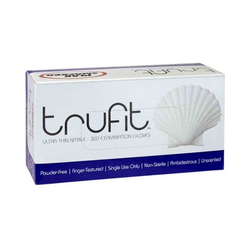 Plak Smacker 25076 Trufit Violet Ultra Thin Nitrile Exam Gloves Small 300/Pk