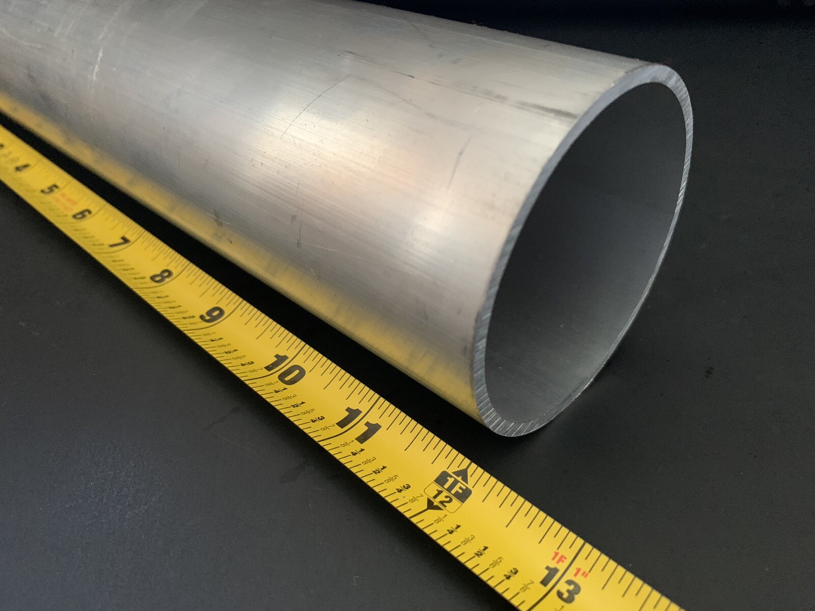 3″ OD x 2-3/4″ ID x 12″ x 1/8″ Wall 6061 Aluminum Round Tube 3″OD x .125 wall