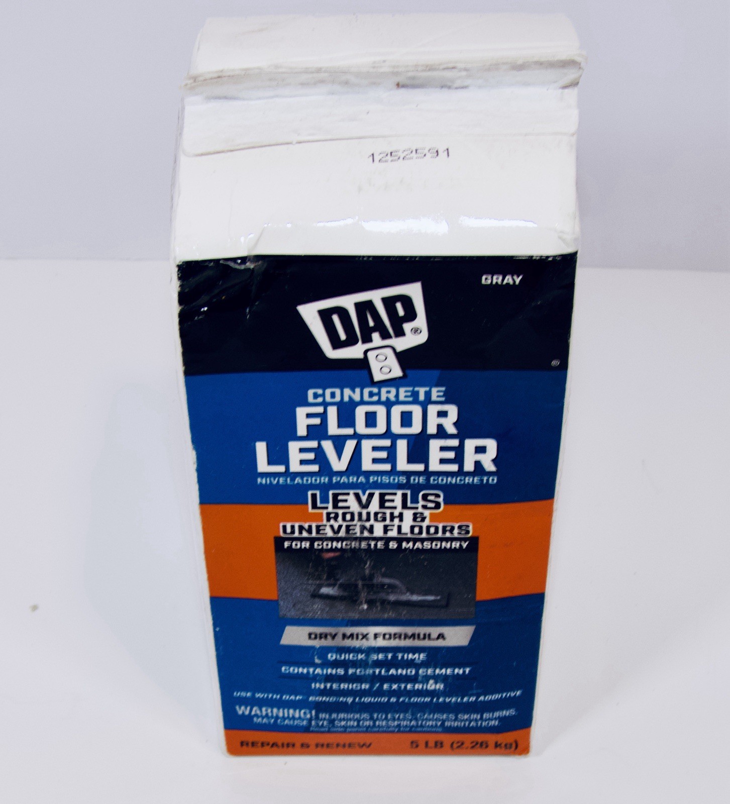 DAP 10414 Gray 5 sq. ft. Coverage Powder Little Odor Floor Leveler 5 lbs.