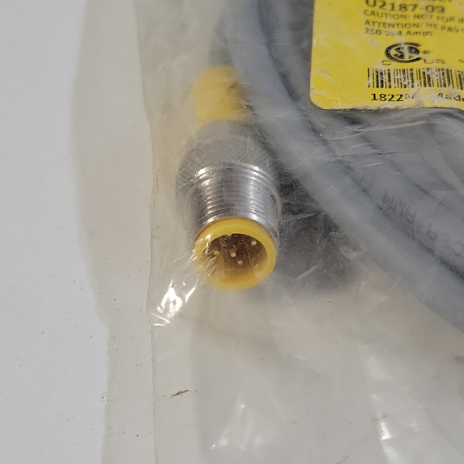 New SEALED TURCK RK 4.5T-2-RS 4.5T/S653 Cable Cordset U2187-09 Acutuator Cord
