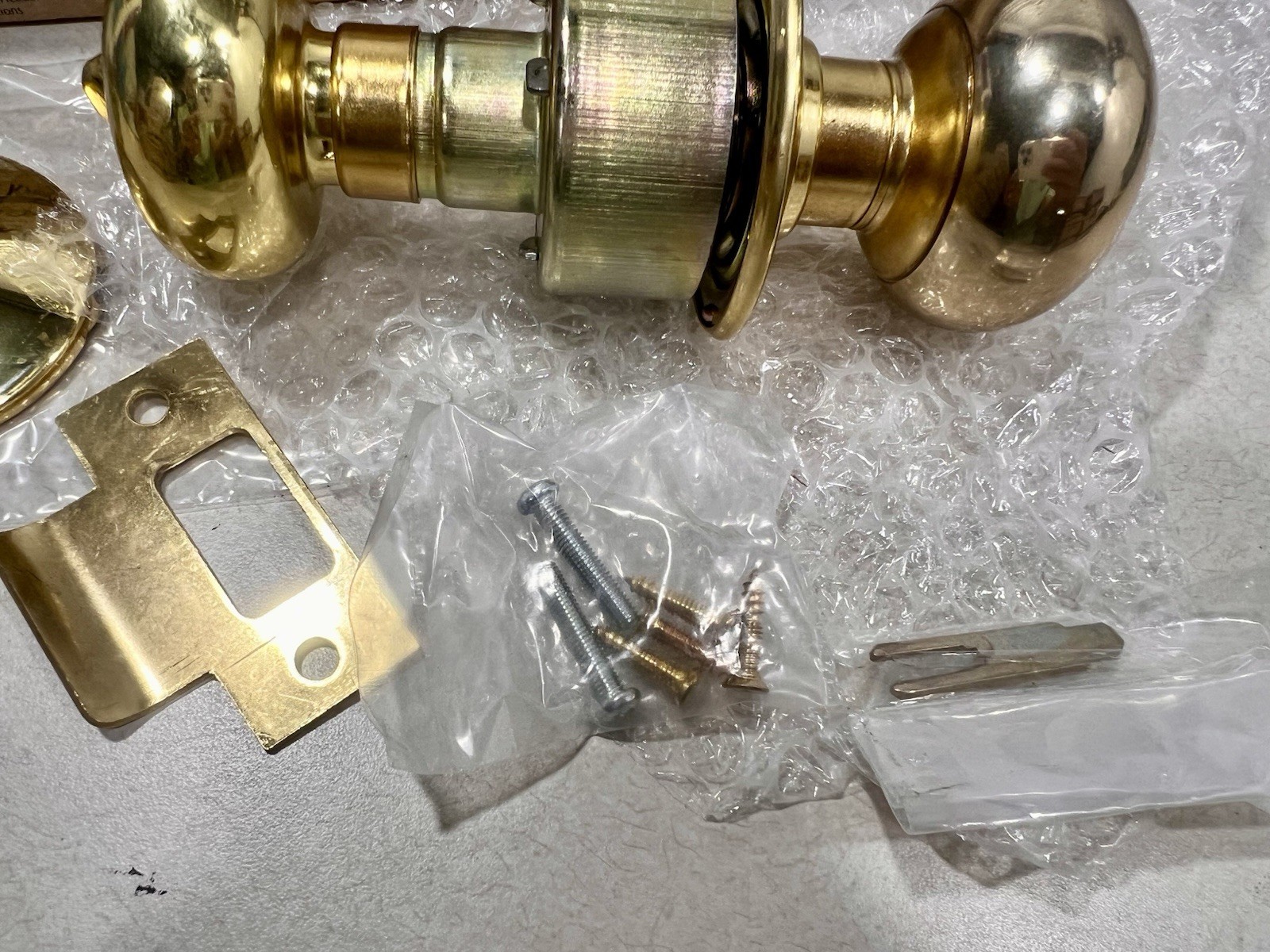 Arrow Assa Abloy Grade 2 Knob Lock Door MK 11 TA 03- Brushed Brass Gold – NEW