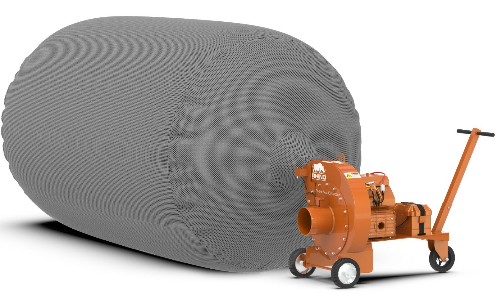 RHINO INSULATION REMOVAL VACUUM BAGS (10 BAGS) XTRA HEAVY DUTY 75 CF / 400 LBS