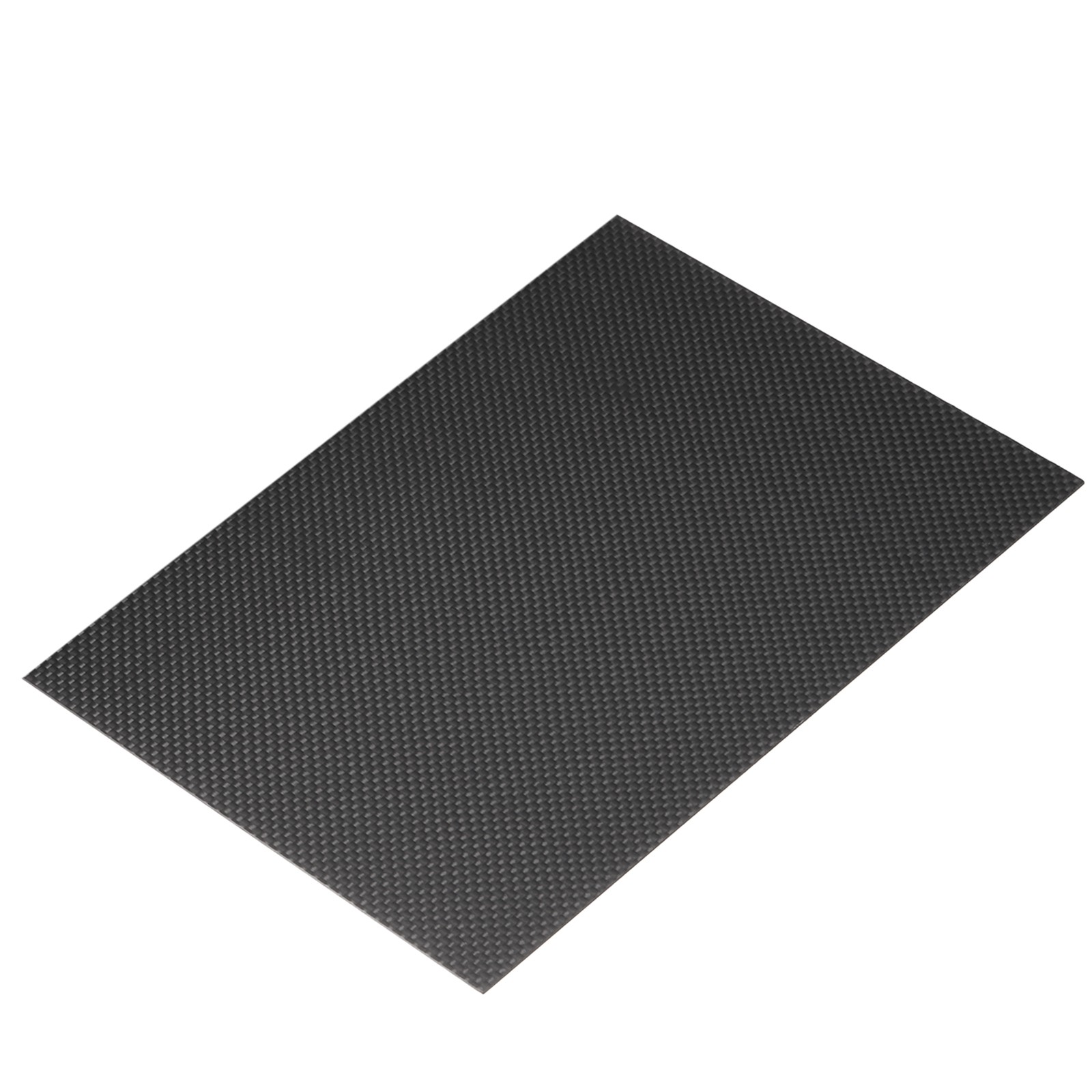 200 x 300 x 0.5mm Carbon Fiber Board Plate Glossy Laminate Plain Weave Panel