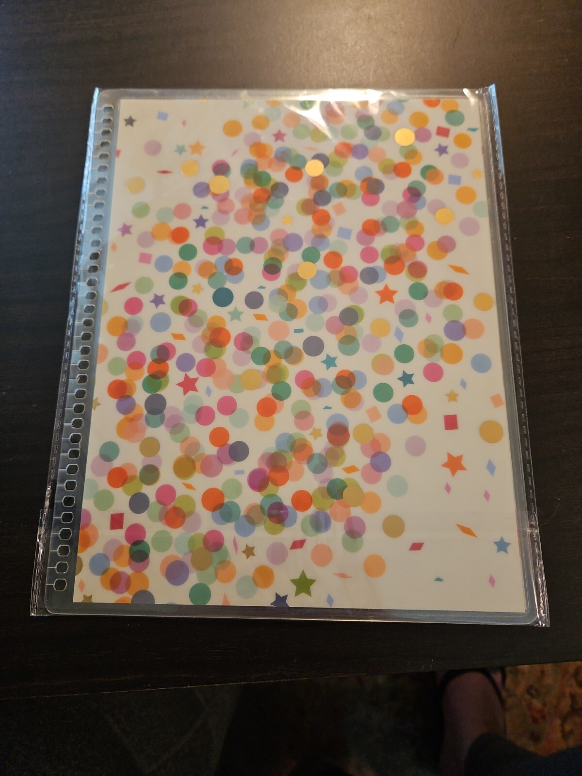 Erin Condren Interchangable Planner Covers 7″ x 9″ Confetti Design