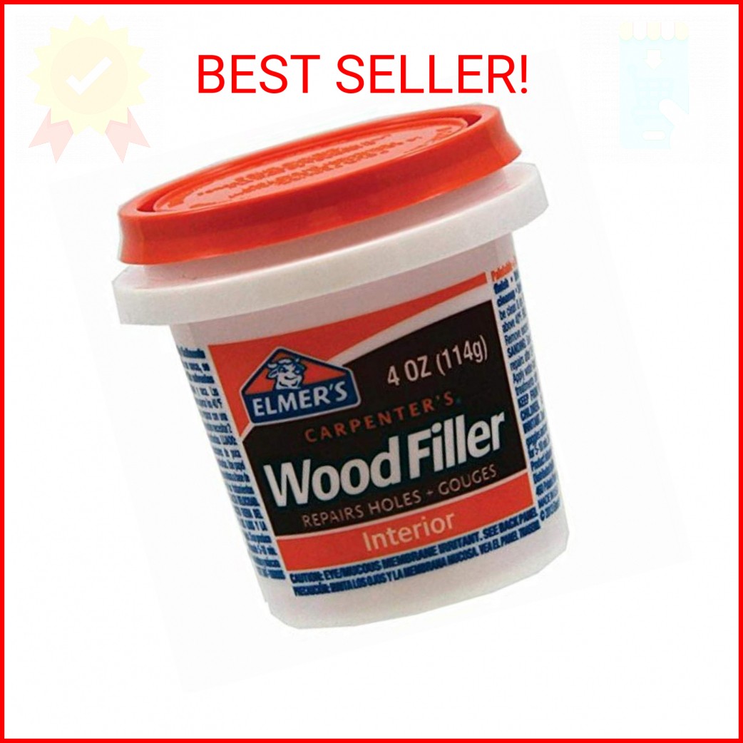 Elmer’s Products E847 Carpenter’s Interior Wood Filler, 1/4-Pint