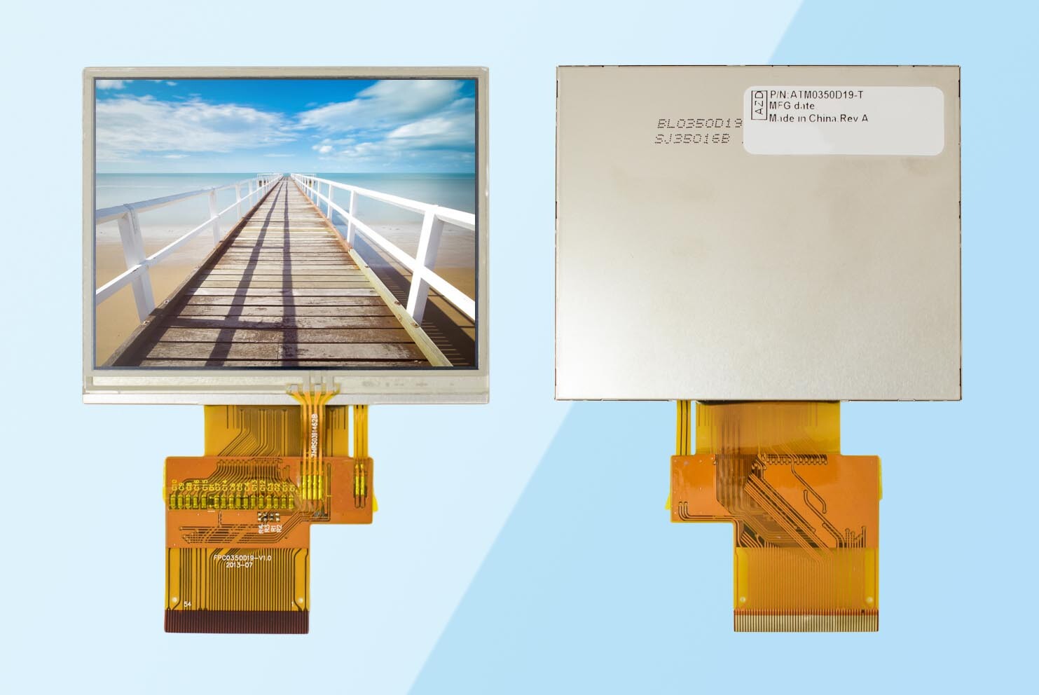 AZ Display/American Zettler Displays ATM0350D19-T 3.5in TFT LCD Display 320 …