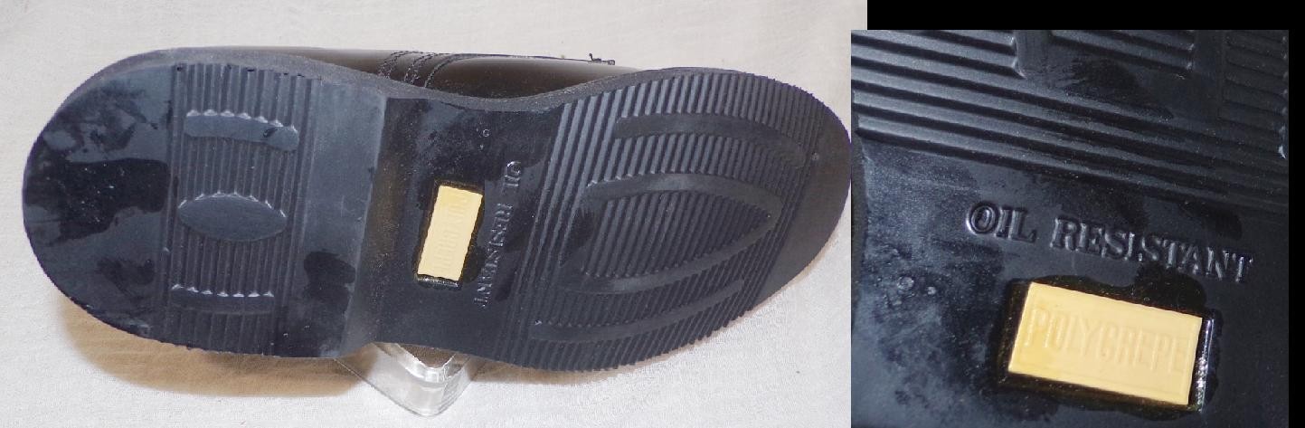 POSTMAN CAROLINA 32 MEN WORK SHOES BLACK LEATHER ARCH SUPPORT OXFORD USA NEW NIB