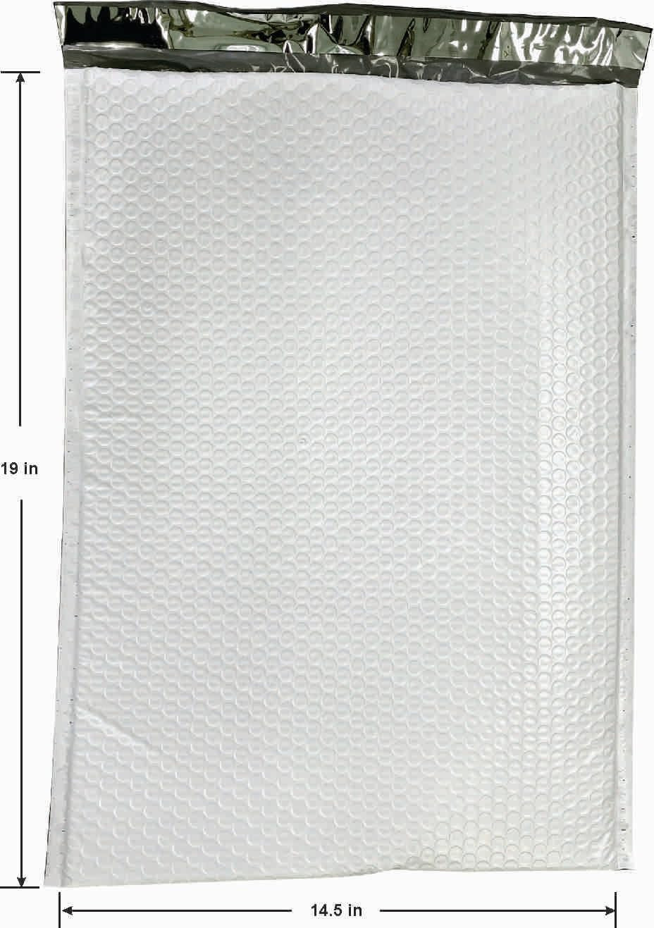 15 Ct #7 Extra Large Poly Bubble Mailers 14.5X19 Inch Bubble Lined Cushioned Pol