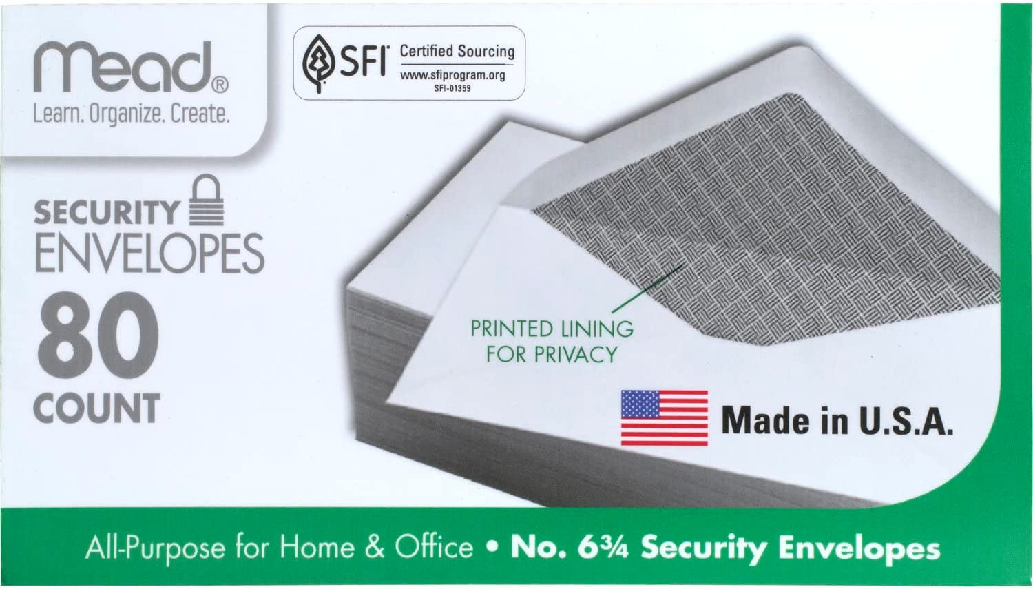 80 Security Envelopes White Letter Mailing Shipping Confidential 3-5/8”x 6-1/2”