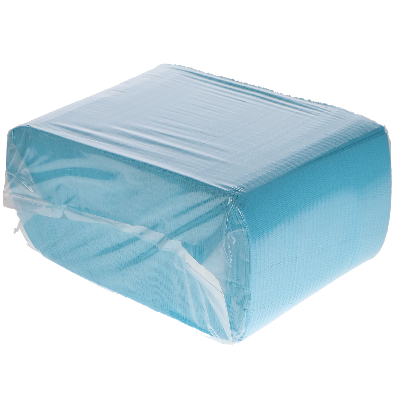 House Brand Dentistry 109230 HSB Dental Patient Bibs 3+1 Ply 13″X18″ Blue 500/Pk