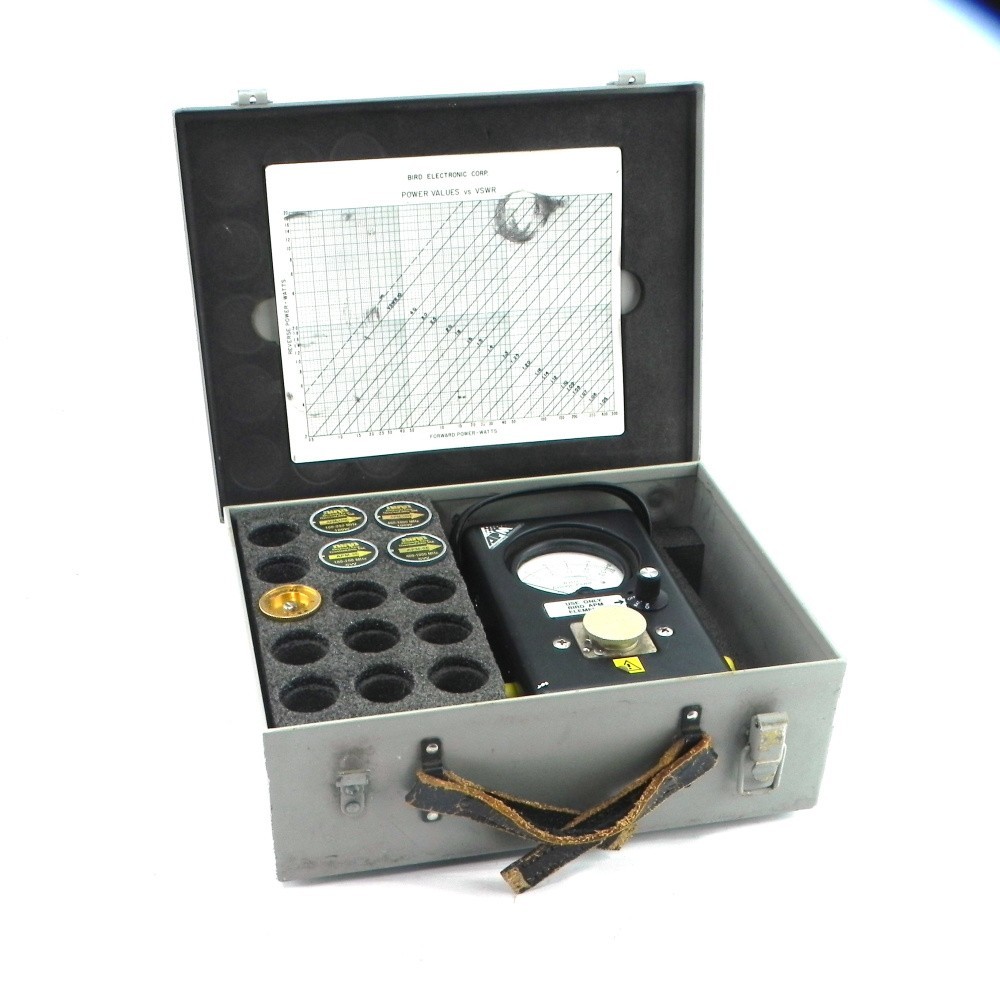 Bird APM-16 – Navy Case, APM-100C/E, APM-5C/E 50-Ohm Wattmeter