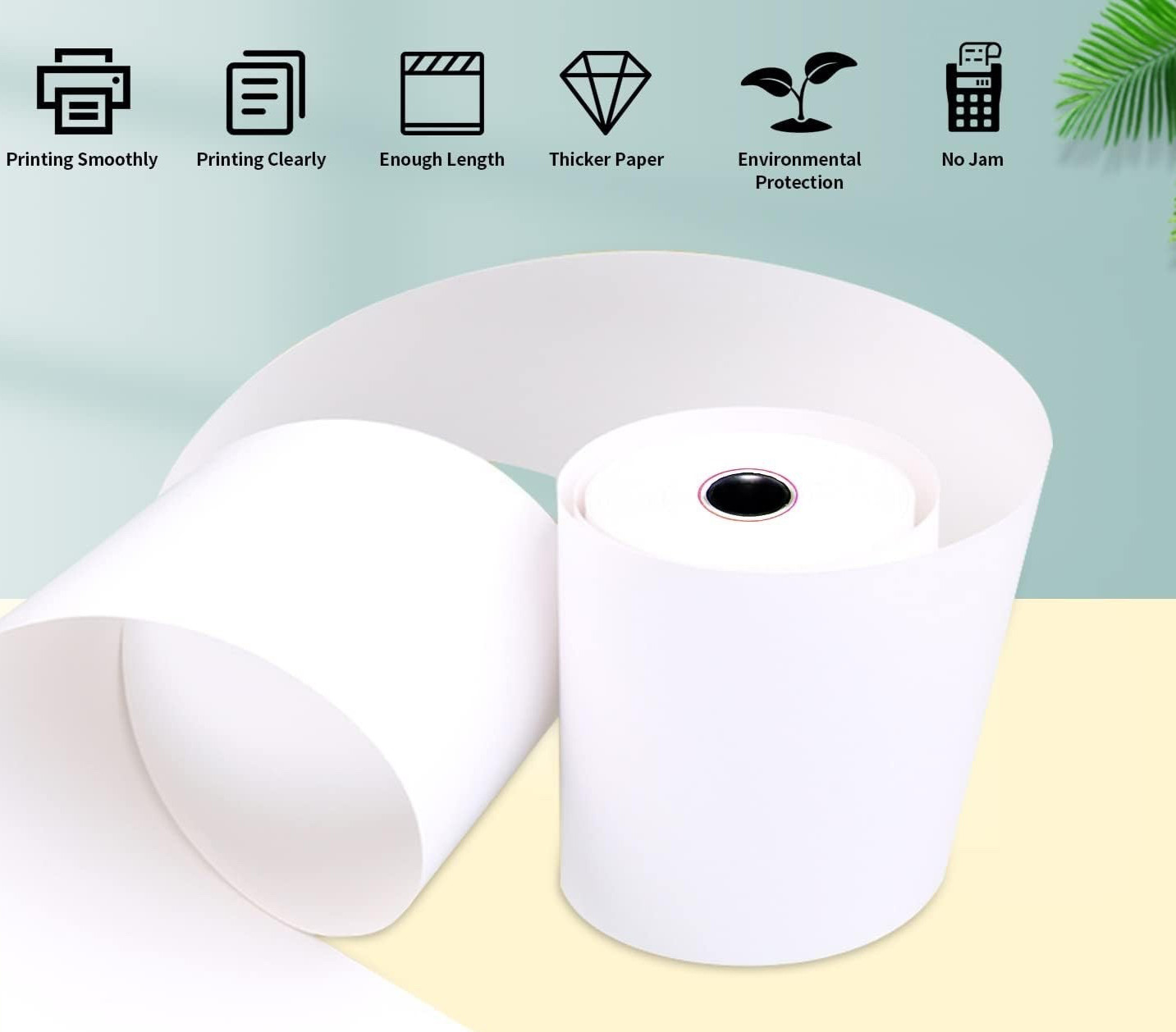 10 Rolls 2 1/4″ x 230′ Thermal Receipt Paper POS Credit Card Cash Register Tape