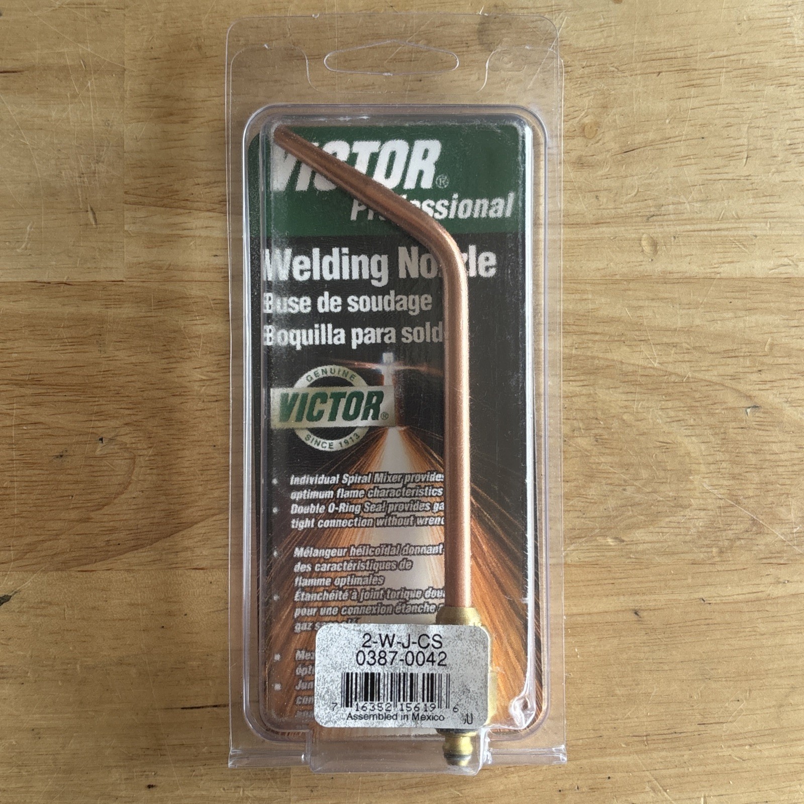 Victor Welding Brazing Torch Nozzle Tip 2-W-J-CS Genuine Victor 0387-0042 NEW