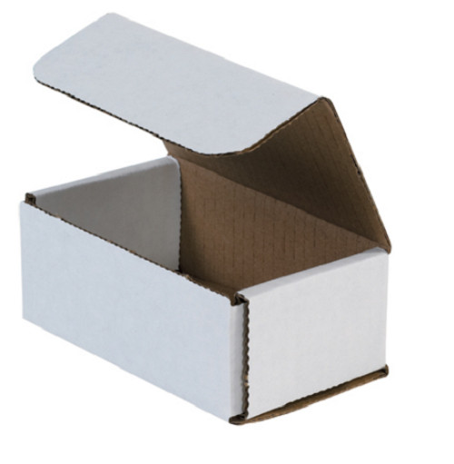 200 Pack 5x3x2 White Corrugated Shipping Mailer Packing Box Boxes 5″ x 3″ x 2″