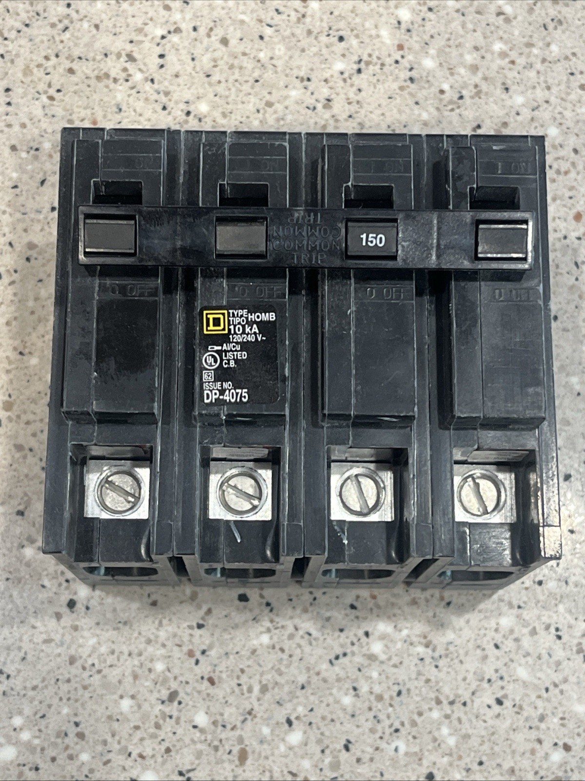 Square D Homeline HOM2150 Plug-On Circuit Breaker 2P 150A NEW IN BOX *US SELLER