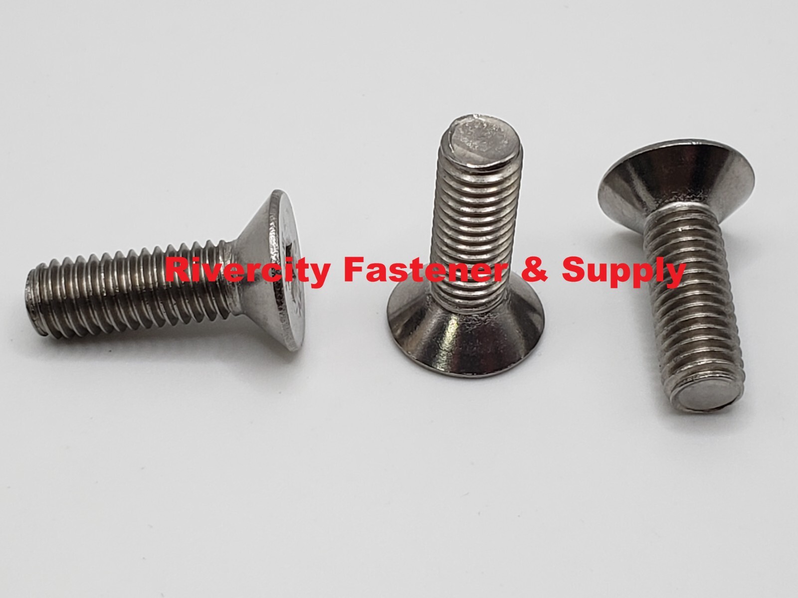 (5) M8-1.25×25 Flat Head Allen Socket Screws Stainless M8x1.25×25 M8x25 Bolts