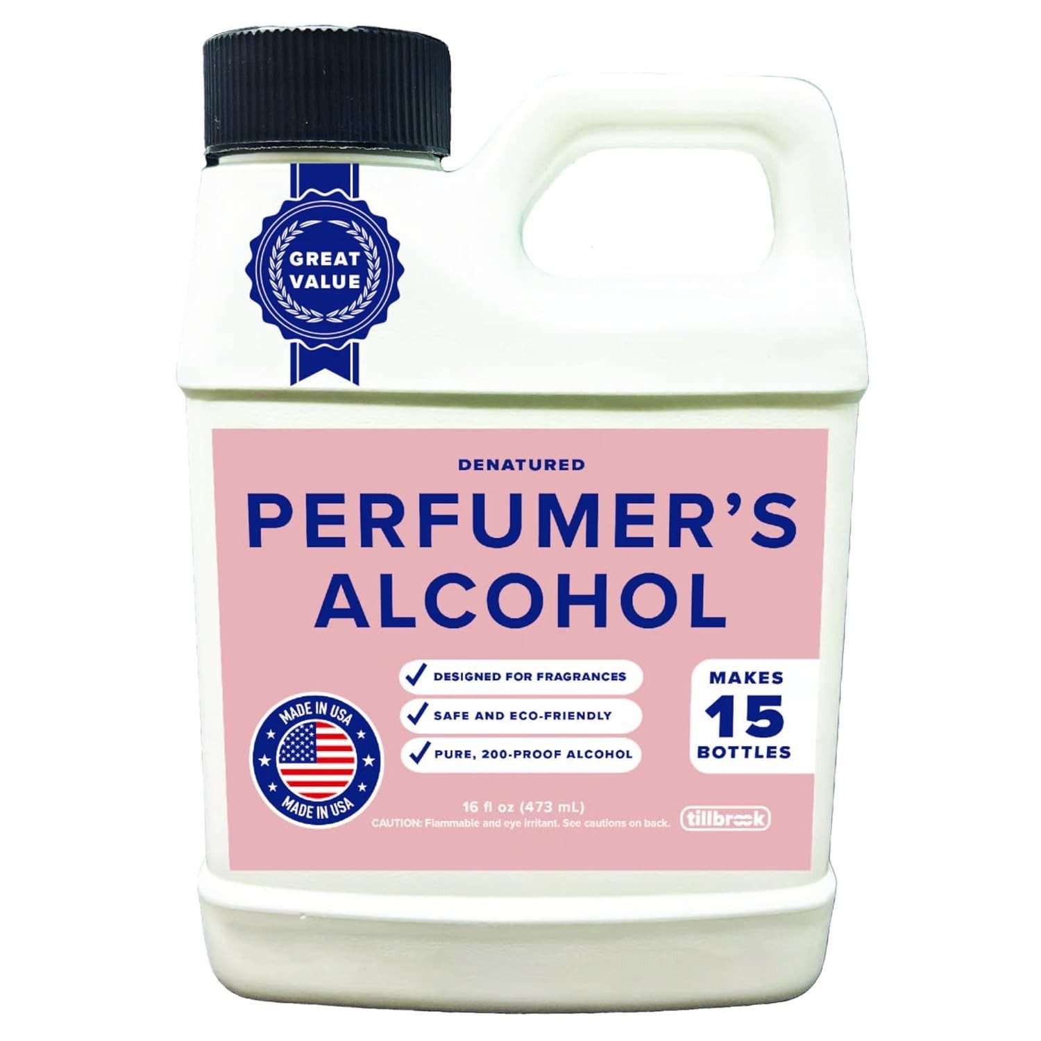Perfumer’s Alcohol – 16 oz Perfume Grade Alcohol for Fragrance Making Kit – D…
