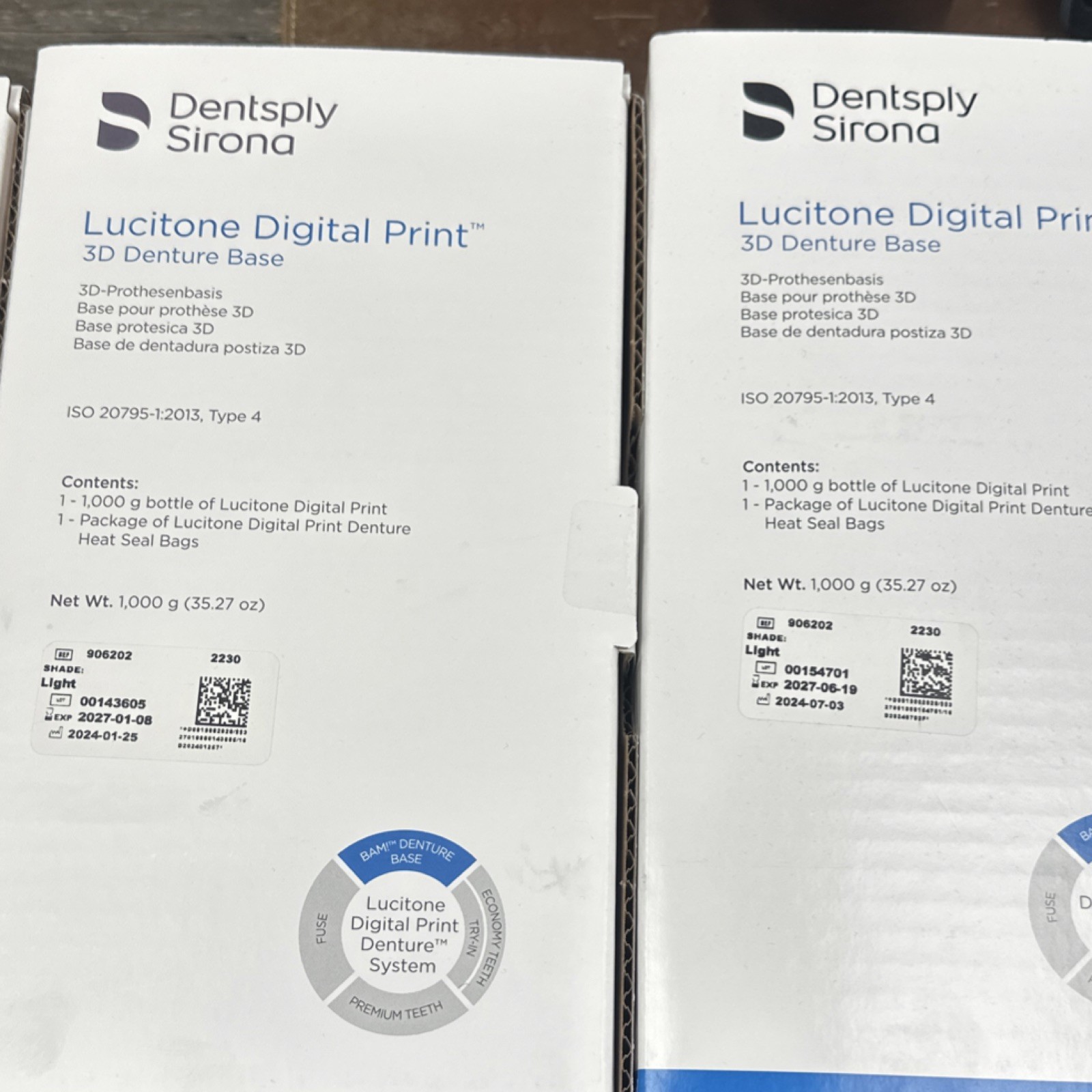 Dentsply Sirona Lucitone Digital Print 3D Denture Base Dental Laboratory