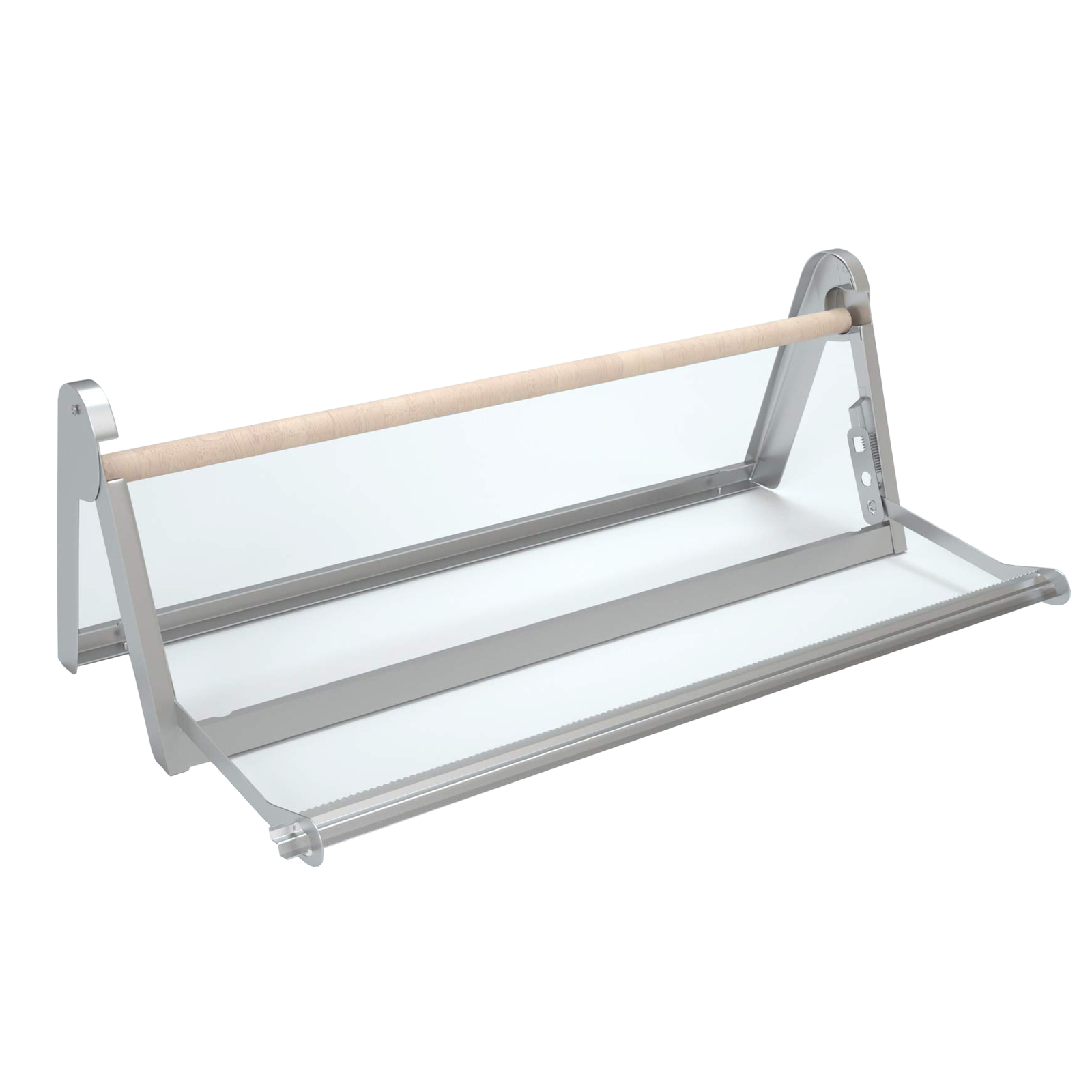 HFS(R) 24” Wall Mounted or Table Top Kraft Paper Roll Holder Office, Kitchen