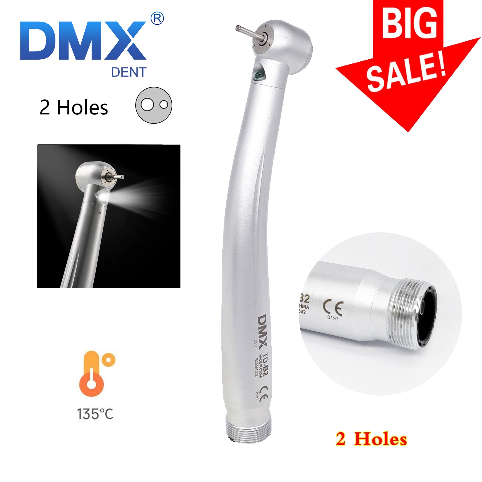 NSK Style Dental LED High Speed Handpiece /Contra Angle/Straight/Air Motor B2/M4