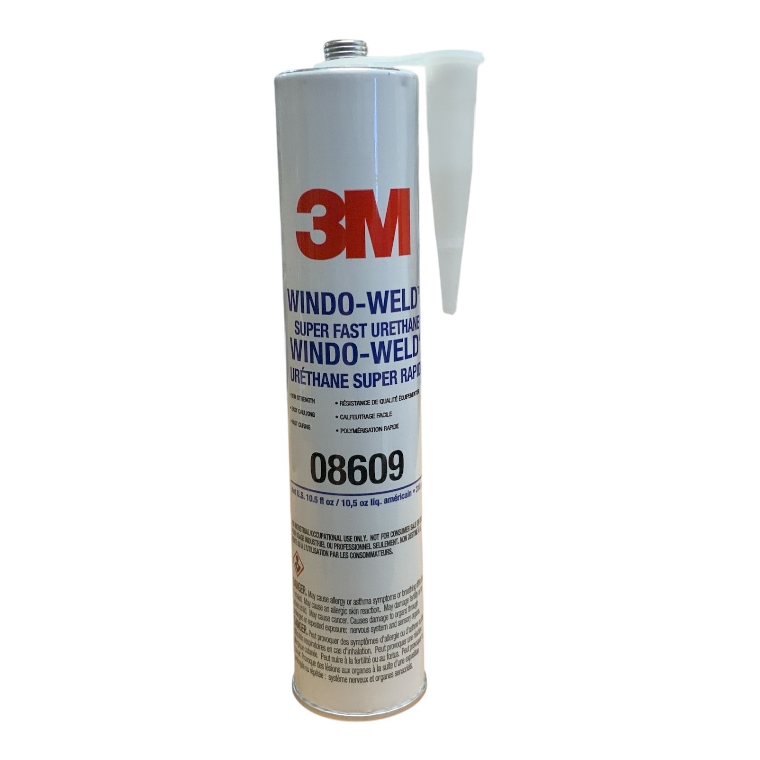 3M 08609 Window-Weld Super Fast Urethane Windshield Adhesive, High-Strength Fast